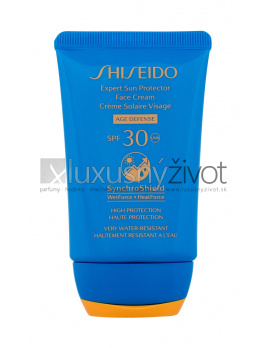 Shiseido Expert Sun Face Cream, Opaľovací prípravok na tvár 50, SPF30