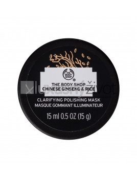 The Body Shop Chinese Ginseng & Rice Clarifying Polishing Mask, Pleťová maska 15