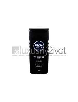 Nivea Men Deep Clean, Sprchovací gél 250, Body, Face & Hair