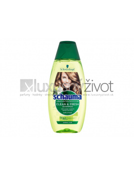 Schwarzkopf Schauma Clean & Fresh Shampoo, Šampón 400
