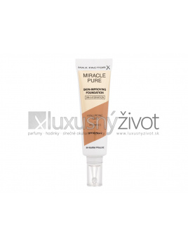 Max Factor Miracle Pure Skin-Improving Foundation 89 Warm Praline, Make-up 30, SPF30