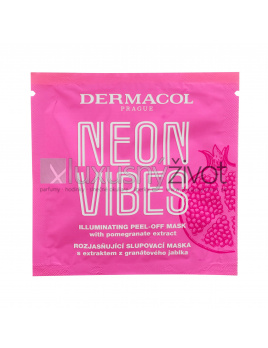 Dermacol Neon Vibes Illuminating Peel-Off Mask, Pleťová maska 8