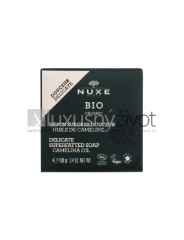 NUXE Bio Organic Delicate Superfatted Soap, Tuhé mydlo 100, Camelina Oil
