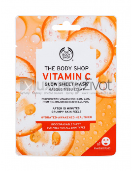 The Body Shop Vitamin C Glow Sheet Mask, Pleťová maska 1