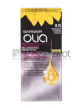 Garnier Olia Permanent Hair Color 9,11 Metallic Silver, Farba na vlasy 50