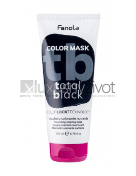 Fanola Color Mask Total Black, Farba na vlasy 200