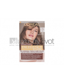L'Oréal Paris Excellence Creme Triple Protection 7U Blond, Farba na vlasy 48, No Ammonia