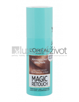 L'Oréal Paris Magic Retouch Instant Root Concealer Spray Mahagony Brown, Farba na vlasy 75