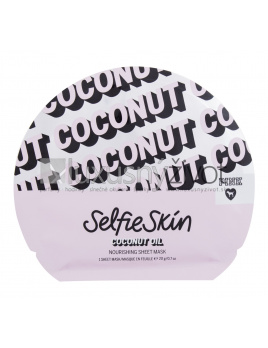 Pink Selfie Skin Coconut Oil Sheet Mask, Pleťová maska 1