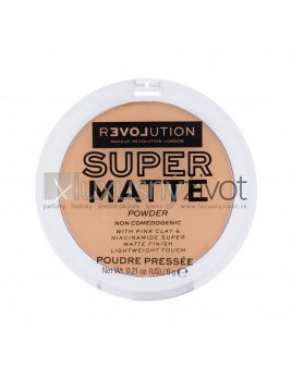 Revolution Relove Super Matte Powder Warm Beige, Púder 6