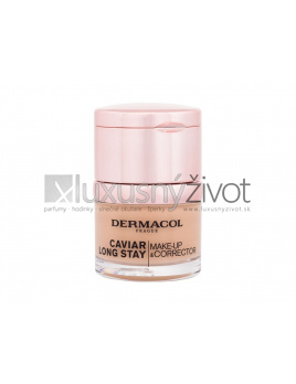 Dermacol Caviar Long Stay Make-Up & Corrector 3 Nude, Make-up 30