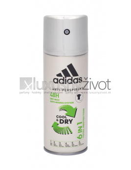 Adidas 6in1 Cool & Dry 48h, Antiperspirant 150