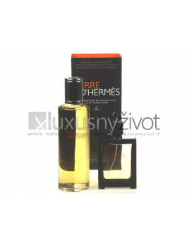 Hermes Terre d´Hermes, parfum náplň 125 ml + parfum naplniteľný flakón 30 ml, Náplň