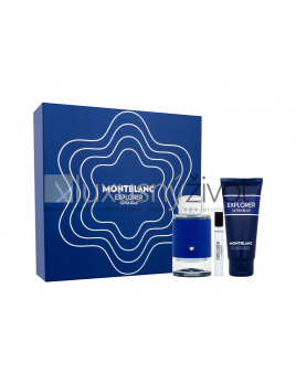 Montblanc Explorer Ultra Blue, parfumovaná voda 100 ml + parfumovaná voda 7,5 ml + sprchovací gél 100 ml - SET1