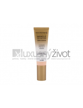 Max Factor Miracle Second Skin 01 Fair, Make-up 30, SPF20