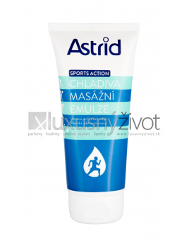 Astrid Sports Action Cooling Massage Emulsion, Masážny prípravok 200