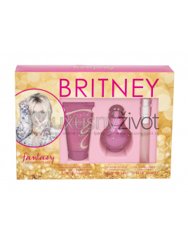 Britney Spears Fantasy, parfumovaná voda 30 ml + parfumovaná voda 10 ml + telové mlieko 50 ml