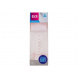 LOVI Baby Shower Glass Bottle, Dojčenská fľaša 250 - Pink 3m+