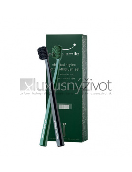 Swiss Smile Soft Toothbrush Kit, 1pc Sensitive-Soft Toothbrush Black + 1pc Sensitive-Soft Toothbrush Green