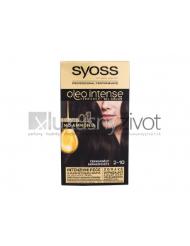 Syoss Oleo Intense Permanent Oil Color 2-10 Black Brown, Farba na vlasy 50