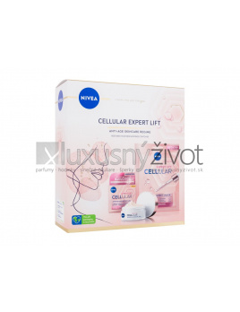Nivea Cellular Expert Lift, denný pleťový krém Cellular Expert Lift 50 ml + textilná pleťová maska Cellular Expert Lift 1 ks