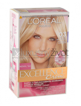 L'Oréal Paris Excellence Creme Triple Protection 03 Lightest Natural Ash Blonde, Farba na vlasy 1