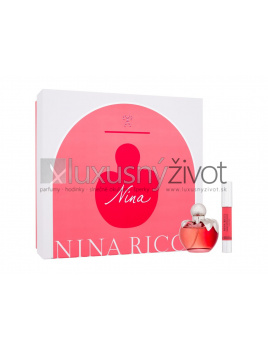 Nina Ricci Nina, toaletná voda 50 ml + rúž Jumbo Lipstick Matte 2,5 g Iconic Pink