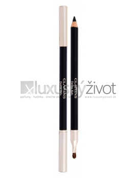 Clarins Long-Lasting Eye Pencil 01 Carbon Black, Ceruzka na oči 1,05