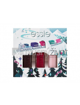 Essie Nail Polish Christmas Mini Trio Pack, lak na nechty 5 ml + lak na nechty 5 ml Maki Me Happy + lak na nechty 5 ml Mademoiselle