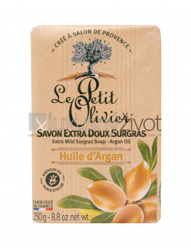 Le Petit Olivier Argan Oil Extra Mild Surgras Soap, Tuhé mydlo 250