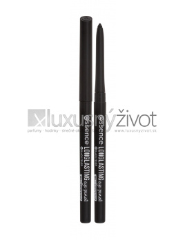 Essence Longlasting Eye Pencil 01 Black Fever, Ceruzka na oči 0,28