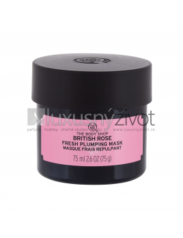 The Body Shop British Rose Fresh Plumping, Pleťová maska 75