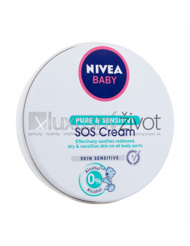 Nivea Baby SOS Cream, Denný pleťový krém 150, Pure & Sensitive