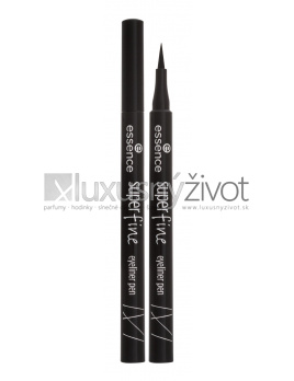 Essence Super Fine Eyeliner Pen 01 Deep Black, Očná linka 1