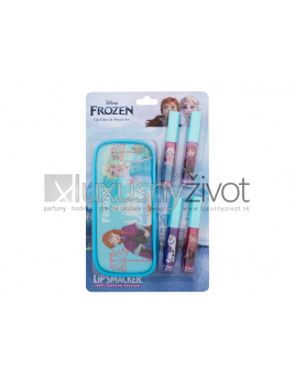 Lip Smacker Disney Frozen Lip Gloss & Pouch Set, lesk na pery 4 x 6 ml + kozmetická taštička