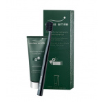 Swiss Smile Vitalizing Herbal Toothpaste Kit, 75ml Vitalizing Herbal Toothpaste + 1pc Sensitive-Soft Toothbrush Green
