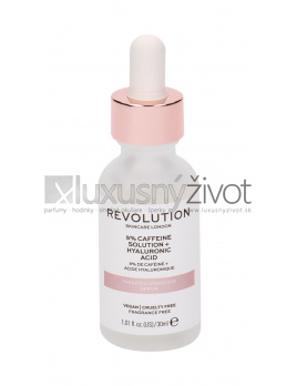 Revolution Skincare Skincare 5% Caffeine Solution + Hyaluronic Acid, Očné sérum 30, Targeted Under Eye