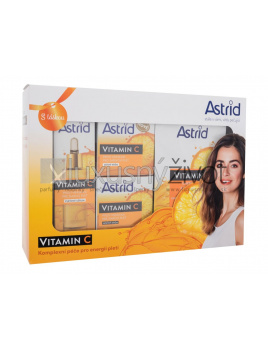 Astrid Vitamin C, pleťové sérum Vitamin C Serum 30 ml + denný pleťový krém Vitamin C Day Cream 50 ml + nočný pleťový krém Vitamin C Night Cream 50 ml + textilná pleťová maska Vitamin C Energizing Textile Mask 20 ml
