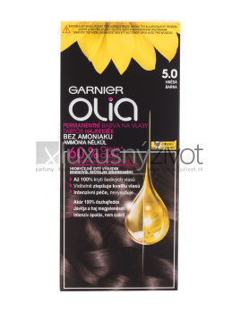 Garnier Olia Permanent Hair Color 5,0 Brown, Farba na vlasy 50
