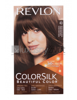 Revlon Colorsilk Beautiful Color 43 Medium Golden Brown, Farba na vlasy 59,1