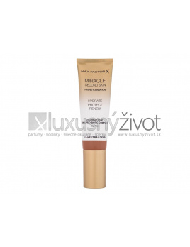 Max Factor Miracle Second Skin 12 Neutral Deep, Make-up 30, SPF20