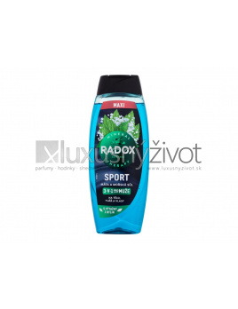 Radox Sport Mint And Sea Salt 3-in-1 Shower Gel, Sprchovací gél 450