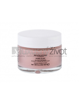 Revolution Skincare Pink Clay Detoxifying, Pleťová maska 50