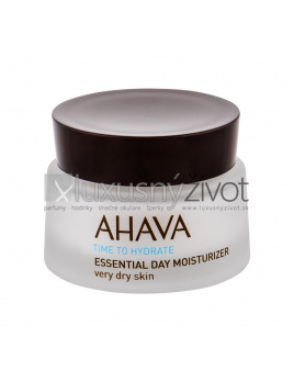 AHAVA Time To Hydrate Essential Day Moisturizer, Denný pleťový krém 50, Tester, Very Dry Skin