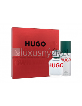 HUGO BOSS Hugo Man, toaletná voda 75 ml + dezodorant 150 ml - SET1
