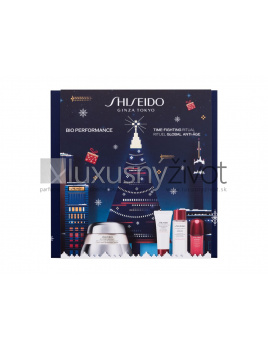 Shiseido Bio-Performance Time-Fighting Ritual, denný pleťový krém Bio-Performance Advanced Super Revitalizing Cream 50 ml + čistiaca pleťová pena Clarifying Cleansing Foam 15 ml + pleťová voda Treatment Softener 30 ml + pleťové sérum Ultimune Power Infusi