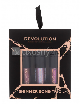 Makeup Revolution London Shimmer Bomb, lesk na pery Shimmer Bomb 2 ml + lesk na pery Shimmer Bomb 2 ml Sparkle + lesk na pery Shimmer Bomb 2 ml DayDream