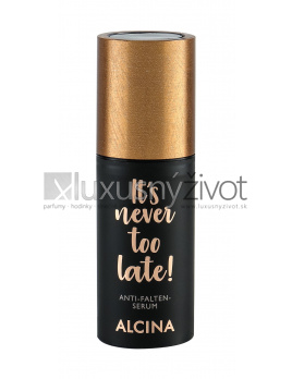 ALCINA It´s Never Too Late! Anti-Wrinkle, Pleťové sérum 30