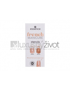 Essence French Manicure Stencils, Manikúra 60, 01 French Tips & Tricks