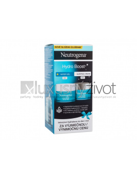 Neutrogena Hydro Boost, denný pleťový gél Hydro Boost Water Gel 50 ml + nočný pleťový krém Hydro Boost Sleeping Cream 50 ml